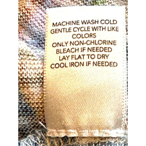 CJ Banks Womens X Multicolored Striped Long Sleeve Tunic Top - Picture 11 of 11